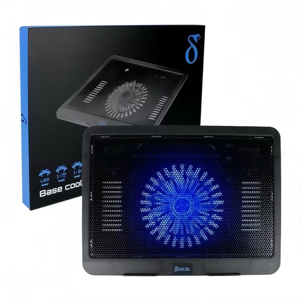 Suporte Base Cooler De Mesa para notebook 9" até 15"  Ventoinha Silencioso Refrigerada USB