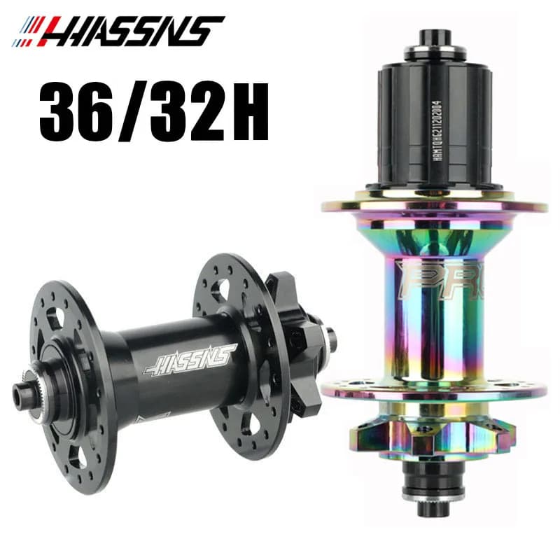 HASSNS PRO7 MTB Hub 6 Pawls 120Som 32 36 Furos Para Mountain bike HG Compatível Com 7-12 Velocidades