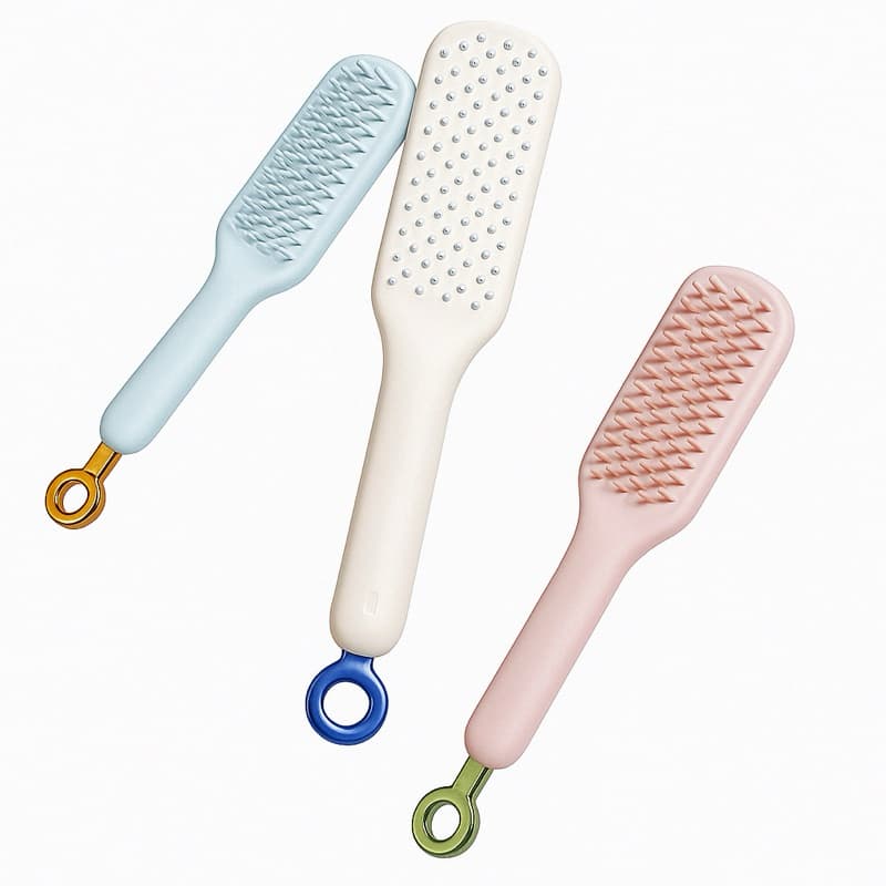 escova Pente Mágico Retráctil De Limpeza Do Cabelo Sem Danos TB-1052