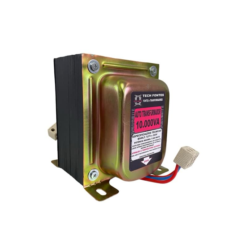Auto Transformador 10.000va C/ Sindal Cerâmica 110 220v ou 220 110v Tech Fontes