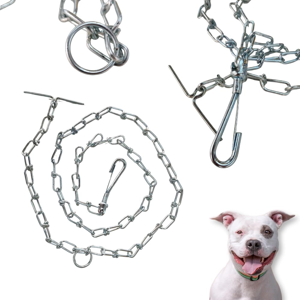 Corrente para cachorro reforçada resistente 1,5m