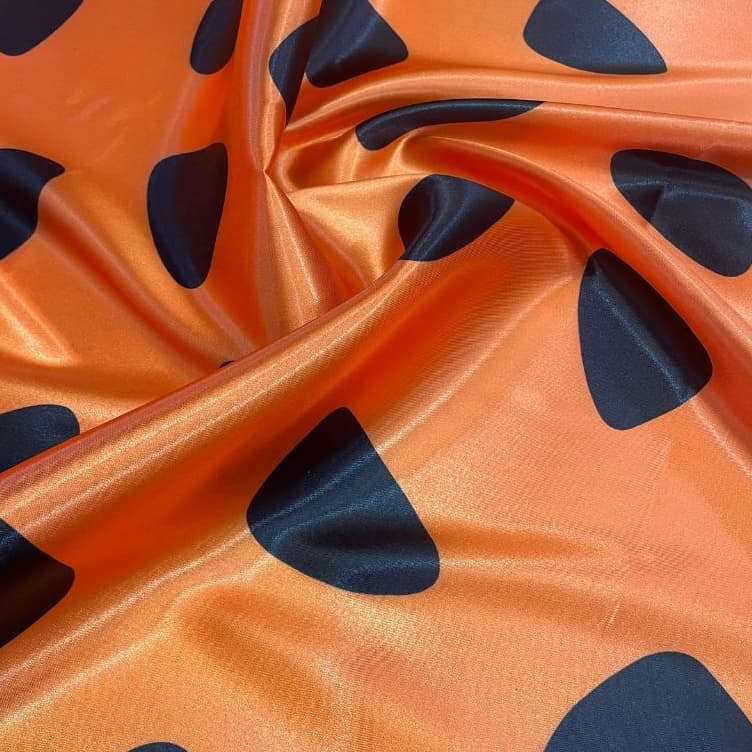 Tecido Cetim Estampado Flinstones Digital 1,40m Decorações fantasias e festas