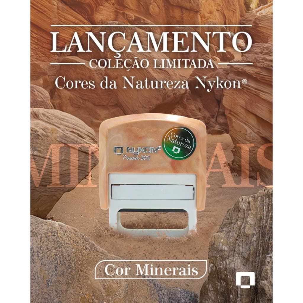 Carimbo Personalizado 38x14mm.