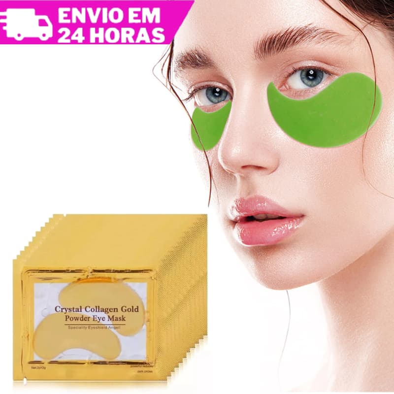 Kit 60 Máscaras Trata Olheiras Colágeno Adesivo Antirrugas Gel Pads Skin Care Tratamento Olhos Máscara Facial