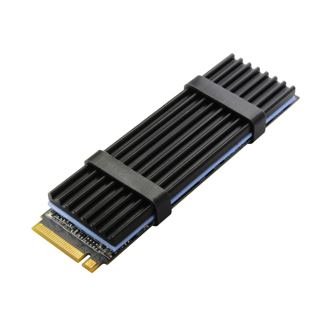 Dissipador Alumínio SSD M.2 NVMe NGFF + Thermalpad para PC PS5 Notebook