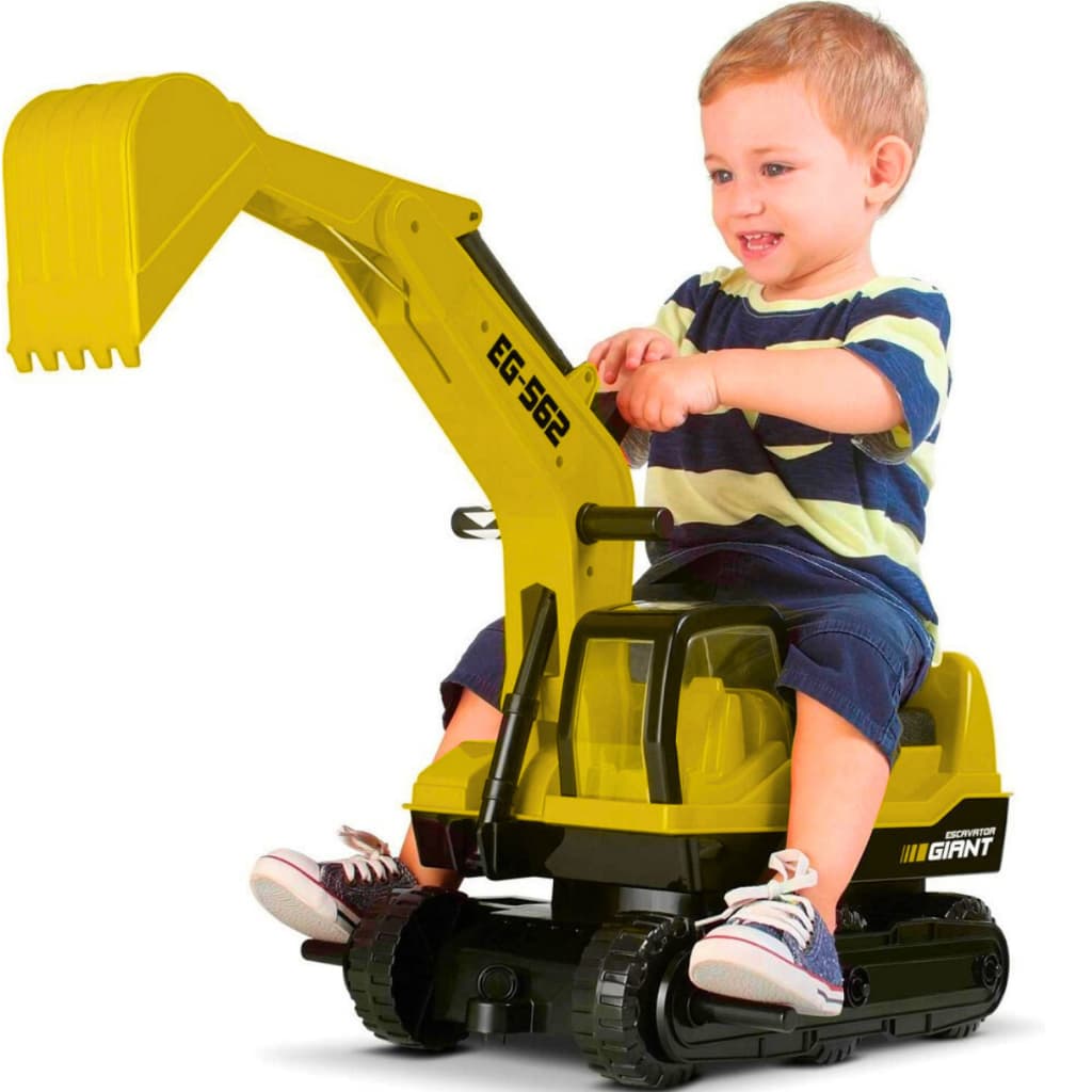 Retroescavadeira Escavadeira Gigante Giant Escavator Amarelo 1784 - Roma