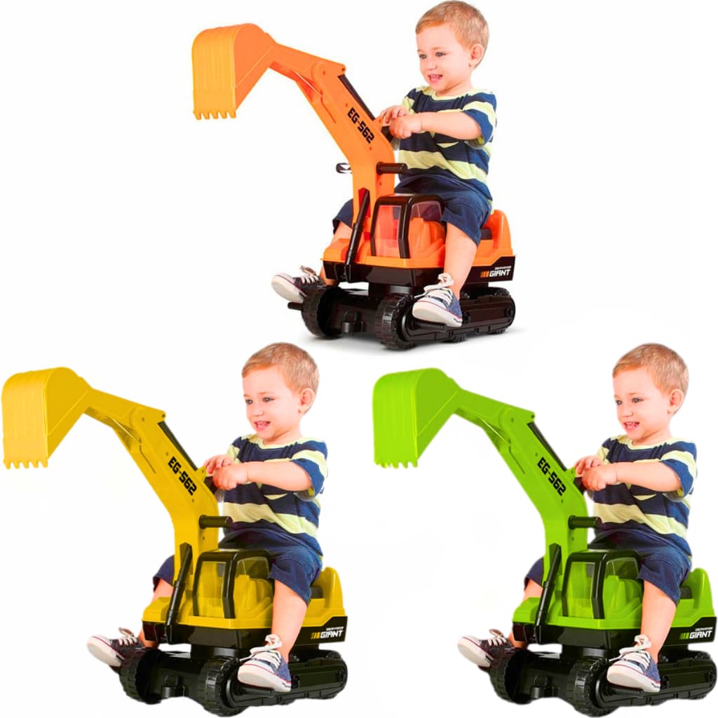 Trator Escavadeira Infantil Gigante Escavator - Roma