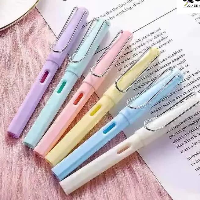 Kit 1/6 Lápis Infinito Nova tecnologia ilimitada escrita lápis sem tinta