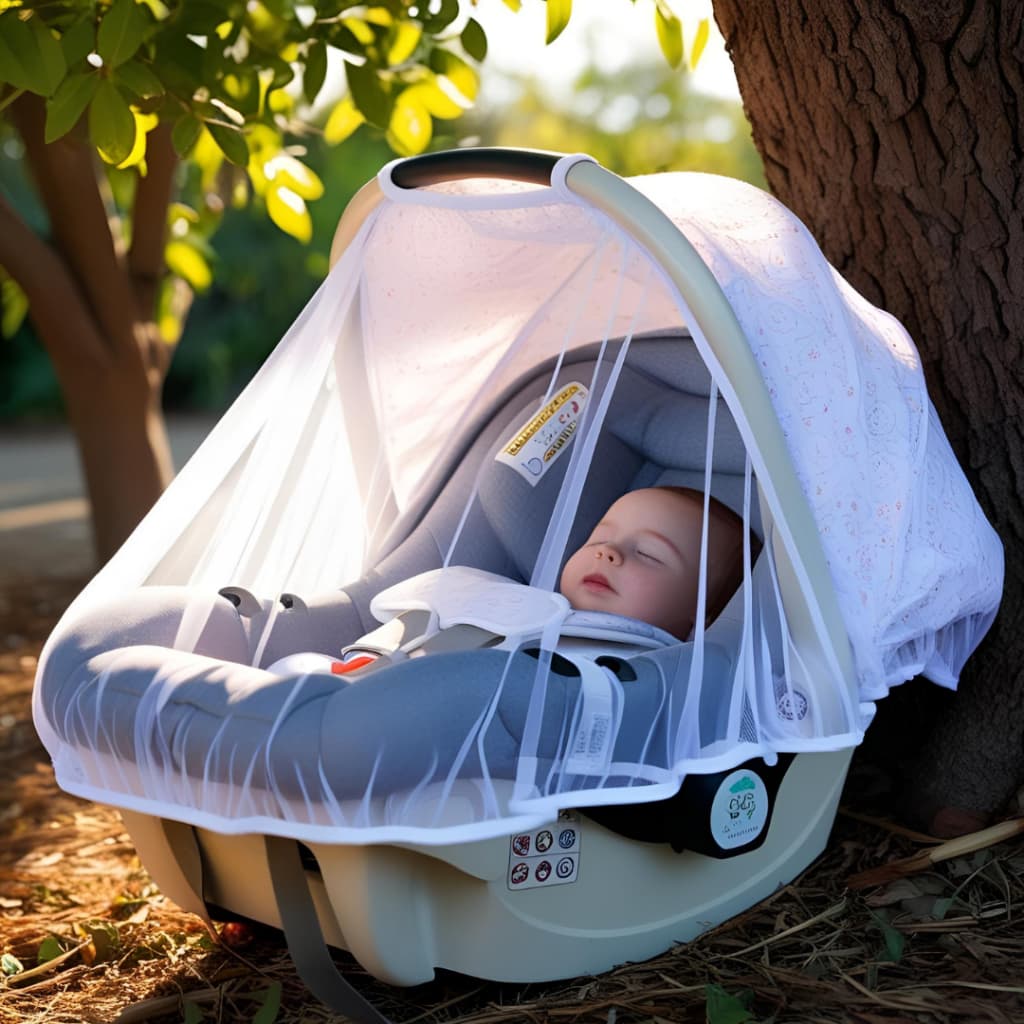 Mosquiteiro para Bebe Conforto Moises Contra Insetos Arejado Importado Universal Portatil