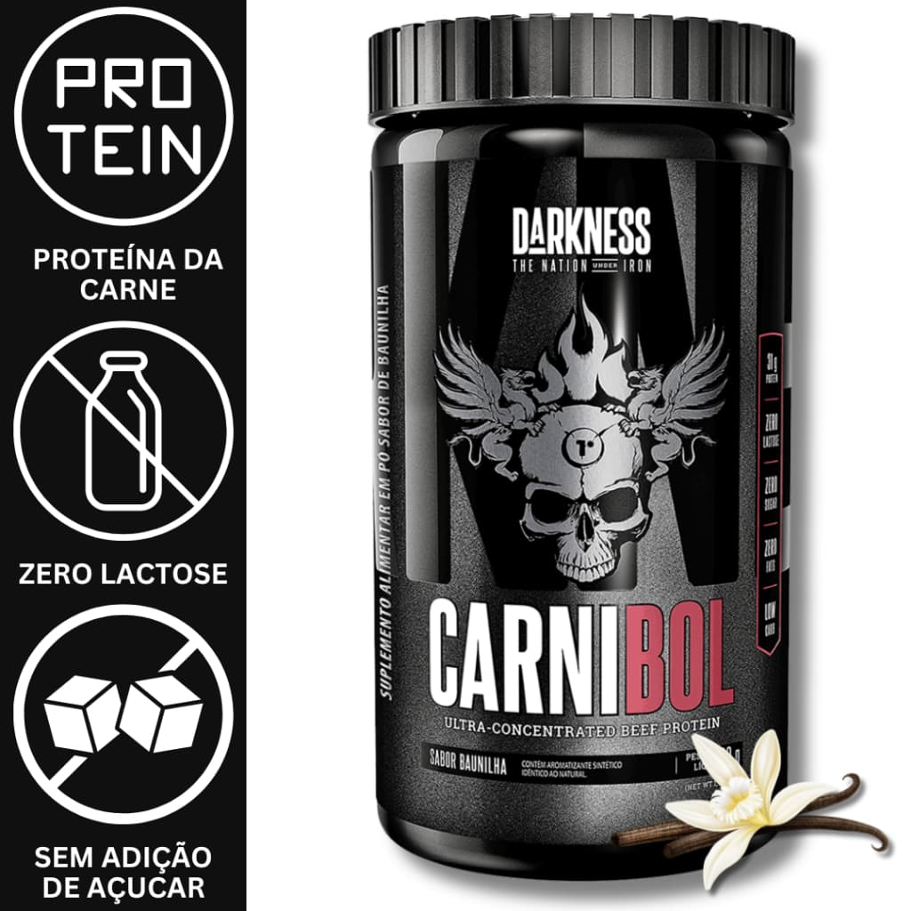 CARNIBOL PROTEÍNA DA CARNE POTE 900G - DARKNESS INTEGRALMEDICA