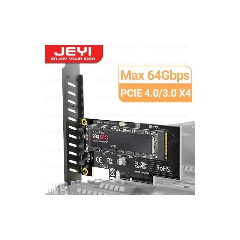 Placa adaptadora PCIe 4.0 X4 para M.2 NVME SSD