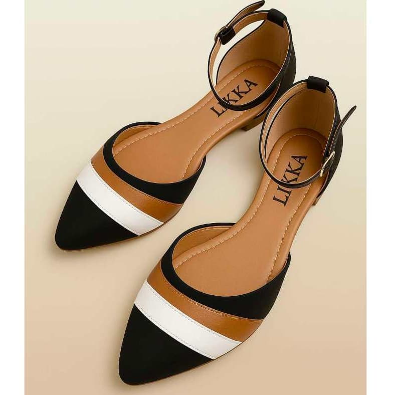 sapatilha feminina bico fino preta salomé sandalia moda rasteira sapato calçado