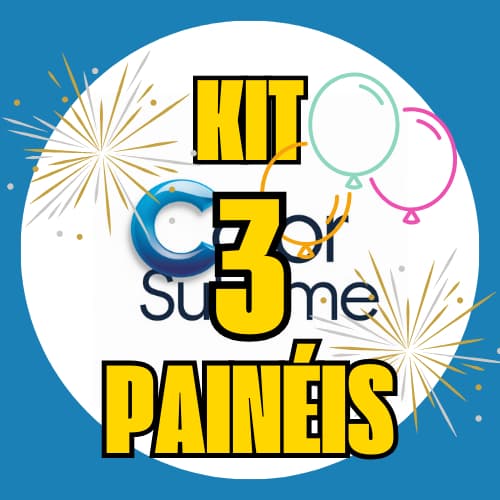 Painel Redondo 50x50 cm Tecido Sublimado Leve 3 e Pague 1