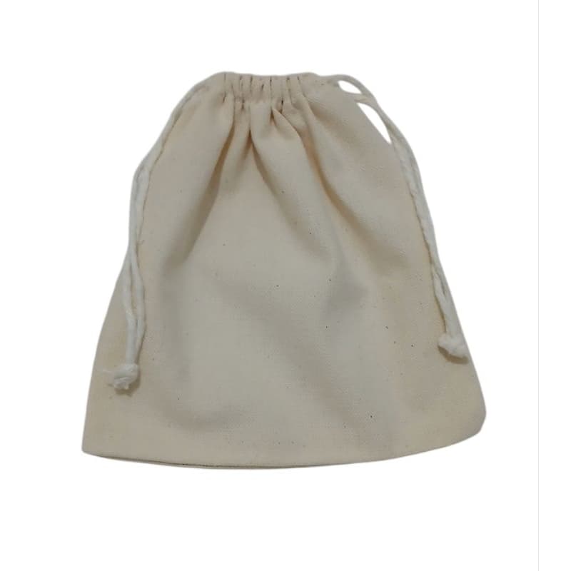 100 saquinhos ecológico em algodão cru  10x15