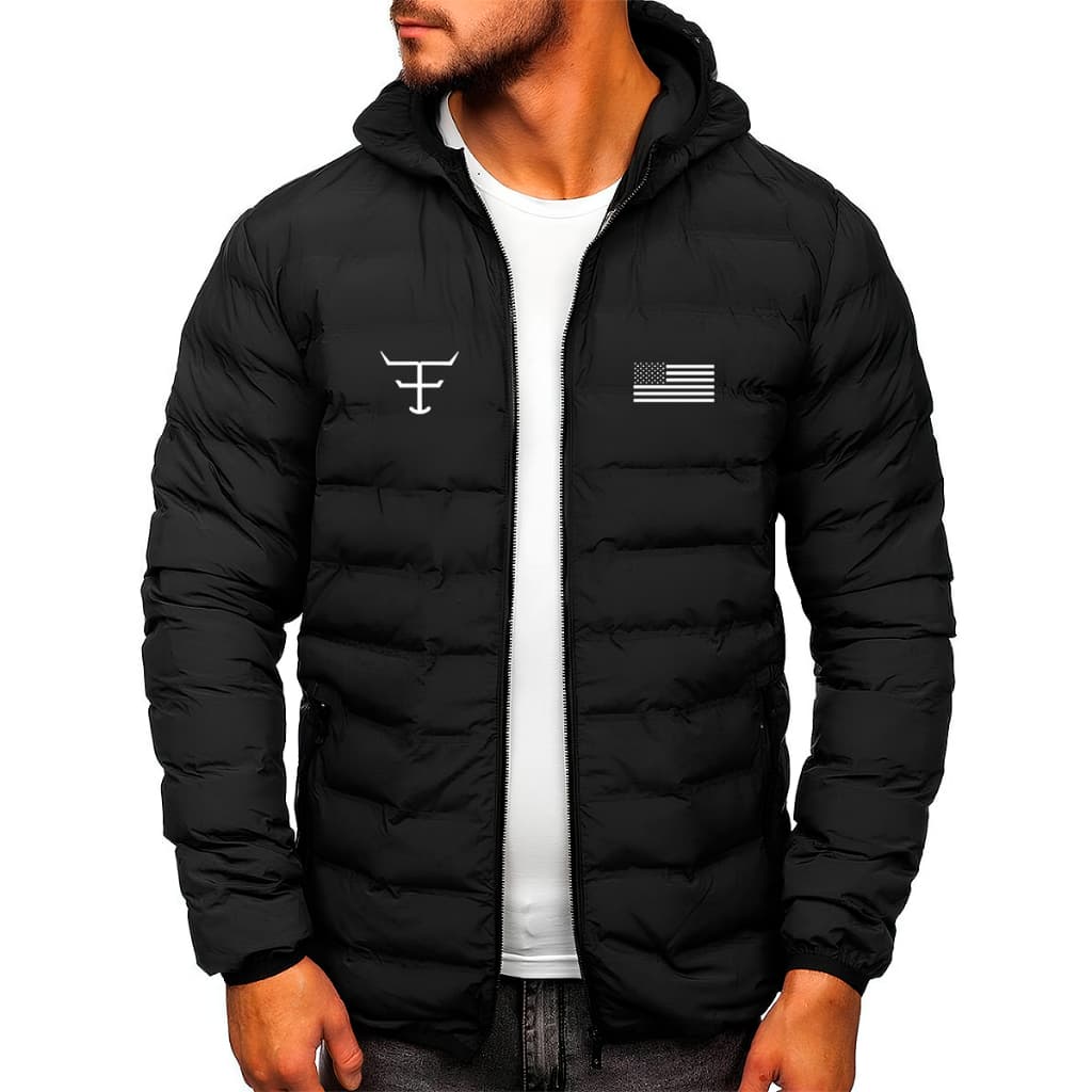 Jaqueta Bobojaco Country "texasfarm" USA Lateral TXC Rodeio Corta Vento Nylon Frio Reforçada