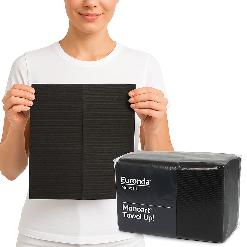 Babador Descartável Preto Proteção Bancada para Tinta Tattoo Estúdio - Impermeavel c/ Plastico