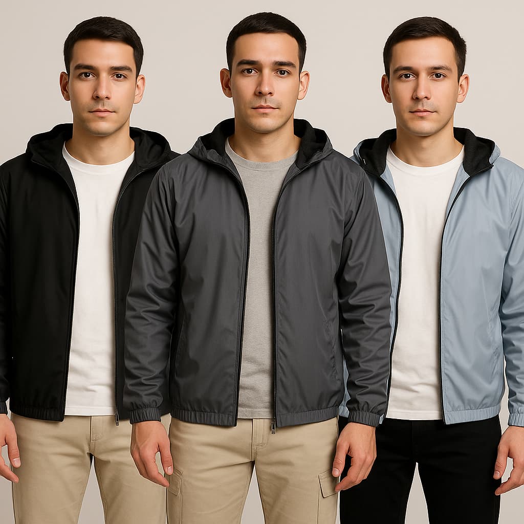Corta Vento Premium |Tactel Impermeável, Zíper Tratorado, Elásticos e Tecnologia Acqua Repelente|