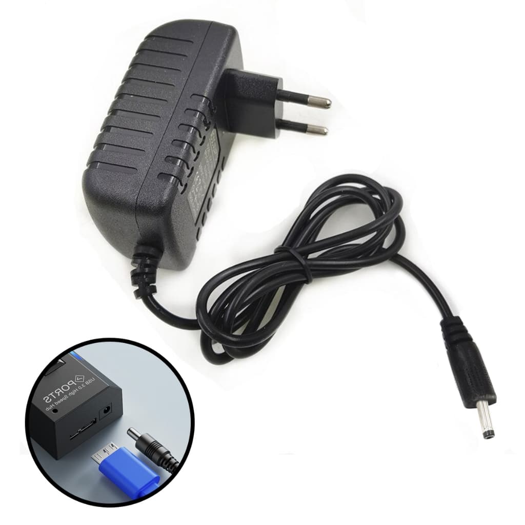 Fonte De Alimentação 5v 1A Plug 3.5mm Universal Bivolt P/ Hub Usb