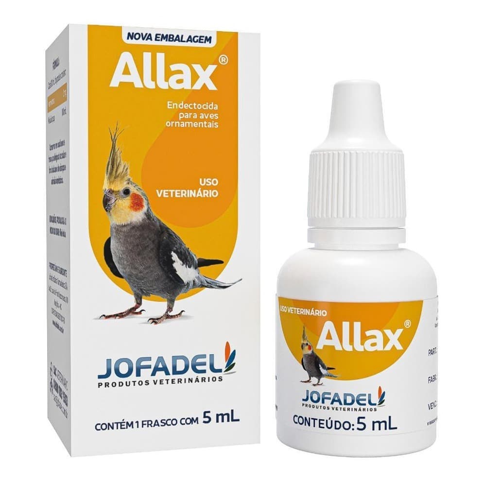 Allax Jofadel para Aves Ornamentais - 5 mL