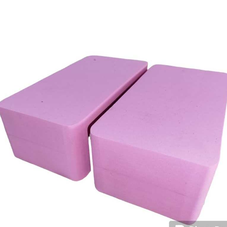 KIT 2 Bloco de Yoga/Pilates/fisioterapia Equilíbrio Treino Funcional Tijolinho