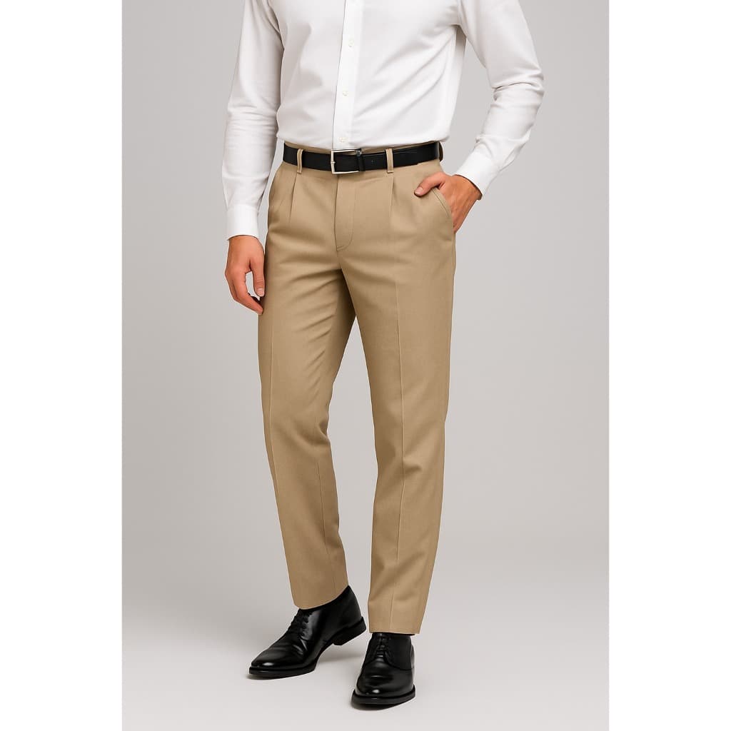 Calça Masculina Tradicional Social Para Ternos