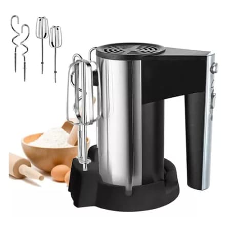 Batedor De Ovos Elétrico Portátil De Mão Aço Inoxidável Para Bolo Profissional