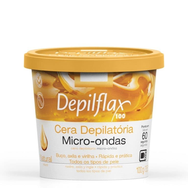 Cera de Microondas Depiflax Natural 100g