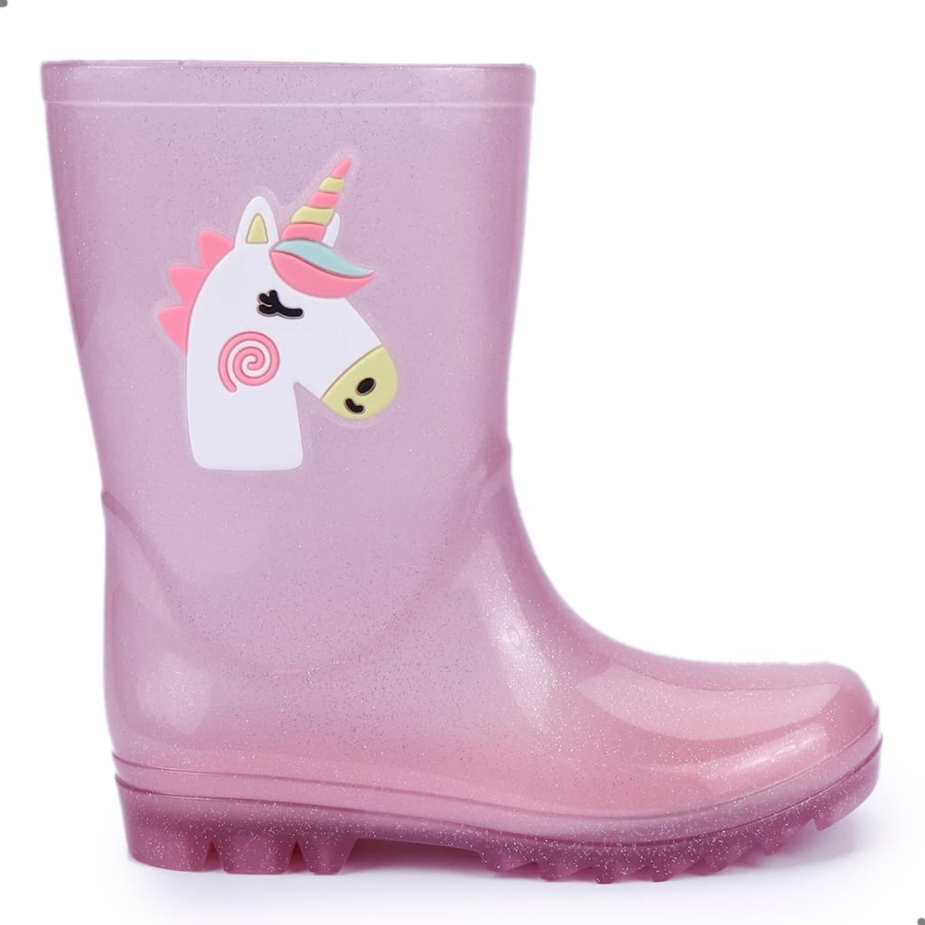 Galocha Infantil Menina Rosa Bota Infantil Menina Chuva Botinha Infantil Rosa Chuva Galocha Menina