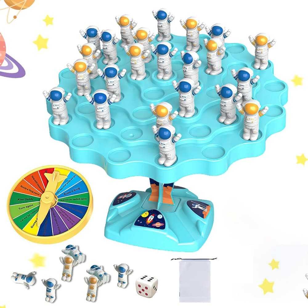 Jogo De Mesa Astronauta Equilíbrio 50 Peças Infantil Puzzle Tabuleiro
