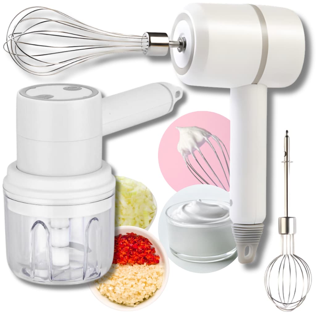 Mixer Triturador Processador Batedeira Ovo Clara Neve Chantily Batedeiras Cozinha Pratico Moderno