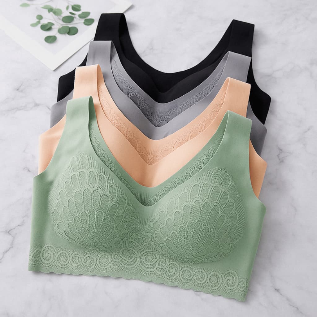 Kit com 3 ou 1 sutiã Sutiã 5d Rendado com Bojo