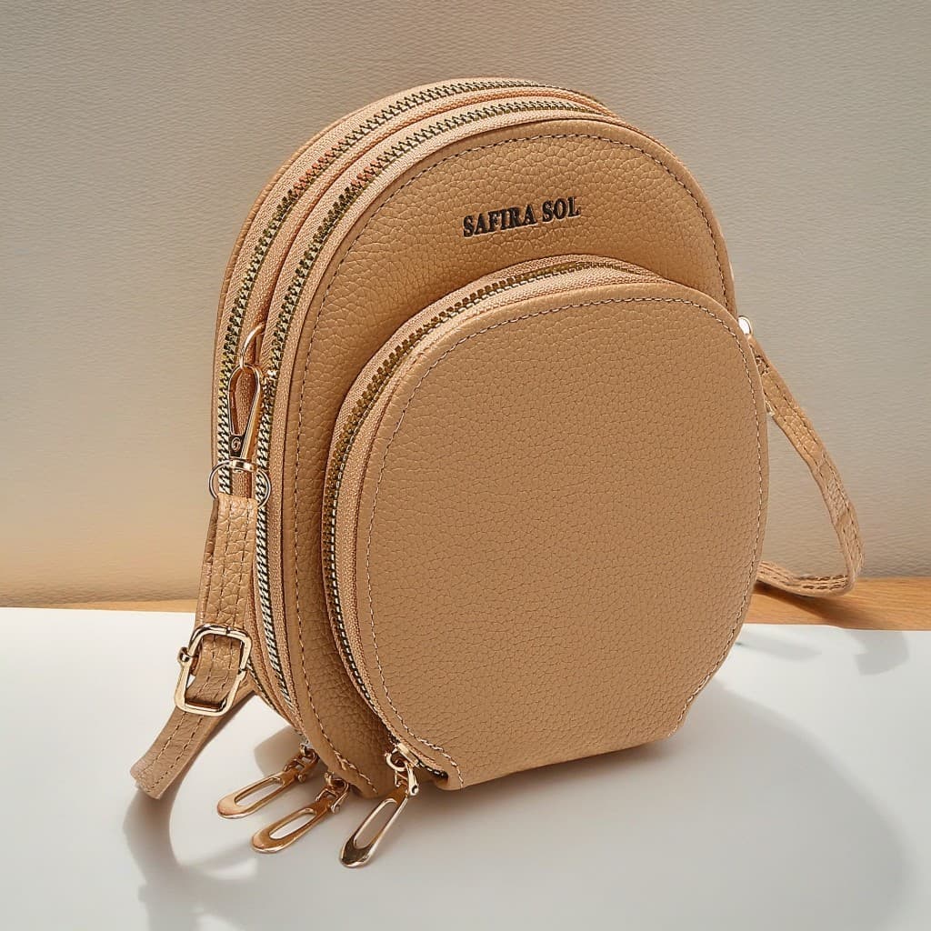 Novo Estilo Saco Do Telefone Móvel Senhoras Carteira Bolsa Feminina Transversal 3 divisórias Porta Celular