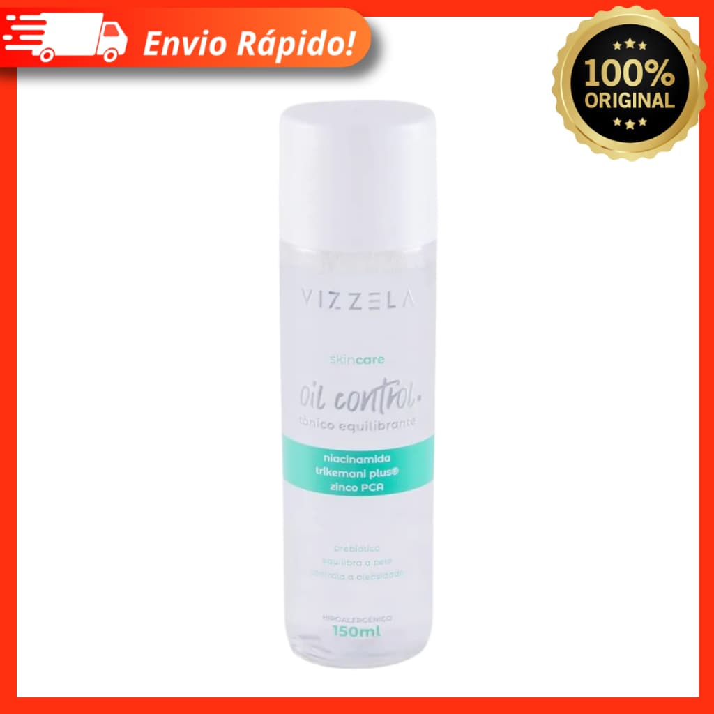 Tônico Equilibrante Oil Control 150ml Vizzela Vegano