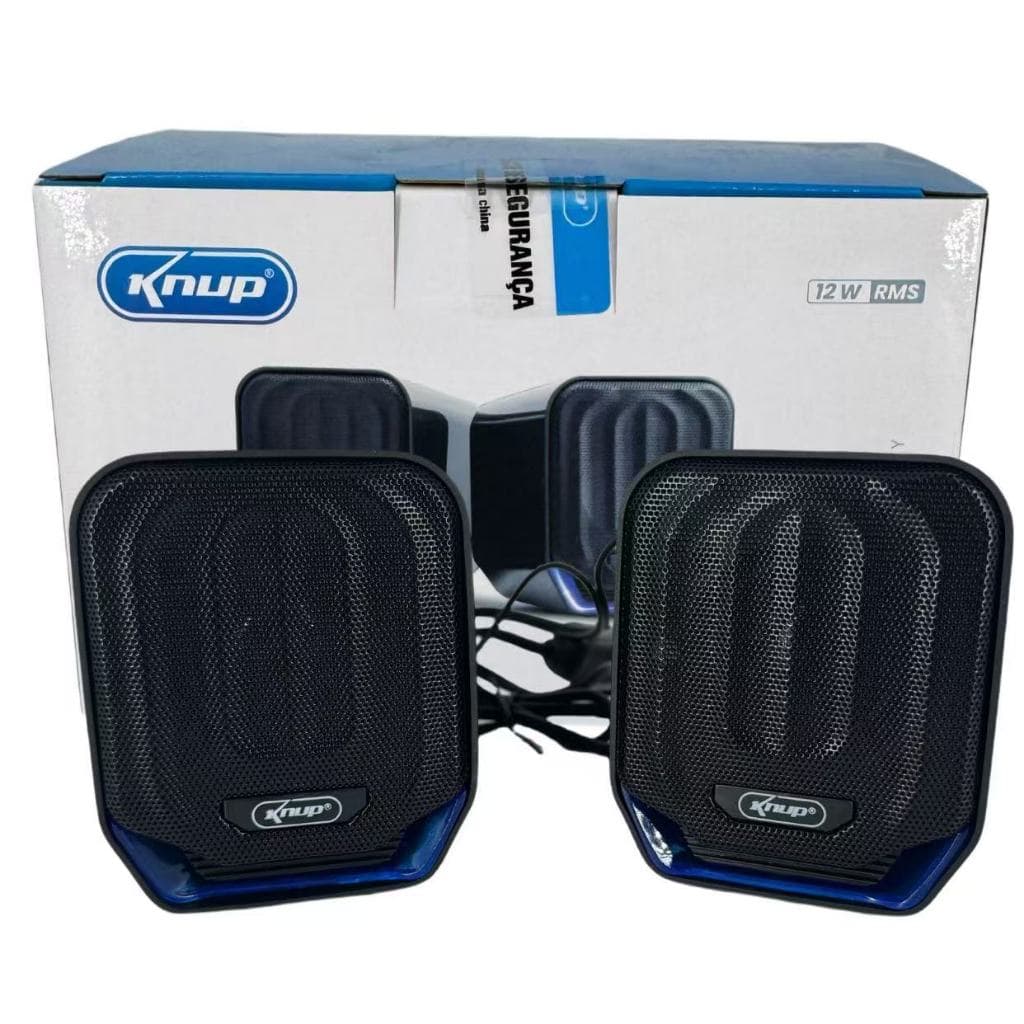 Caixa Caixinha De Som Mini Alto-Falante Para Pc Notebook Tv Led Potente 12w Ro823