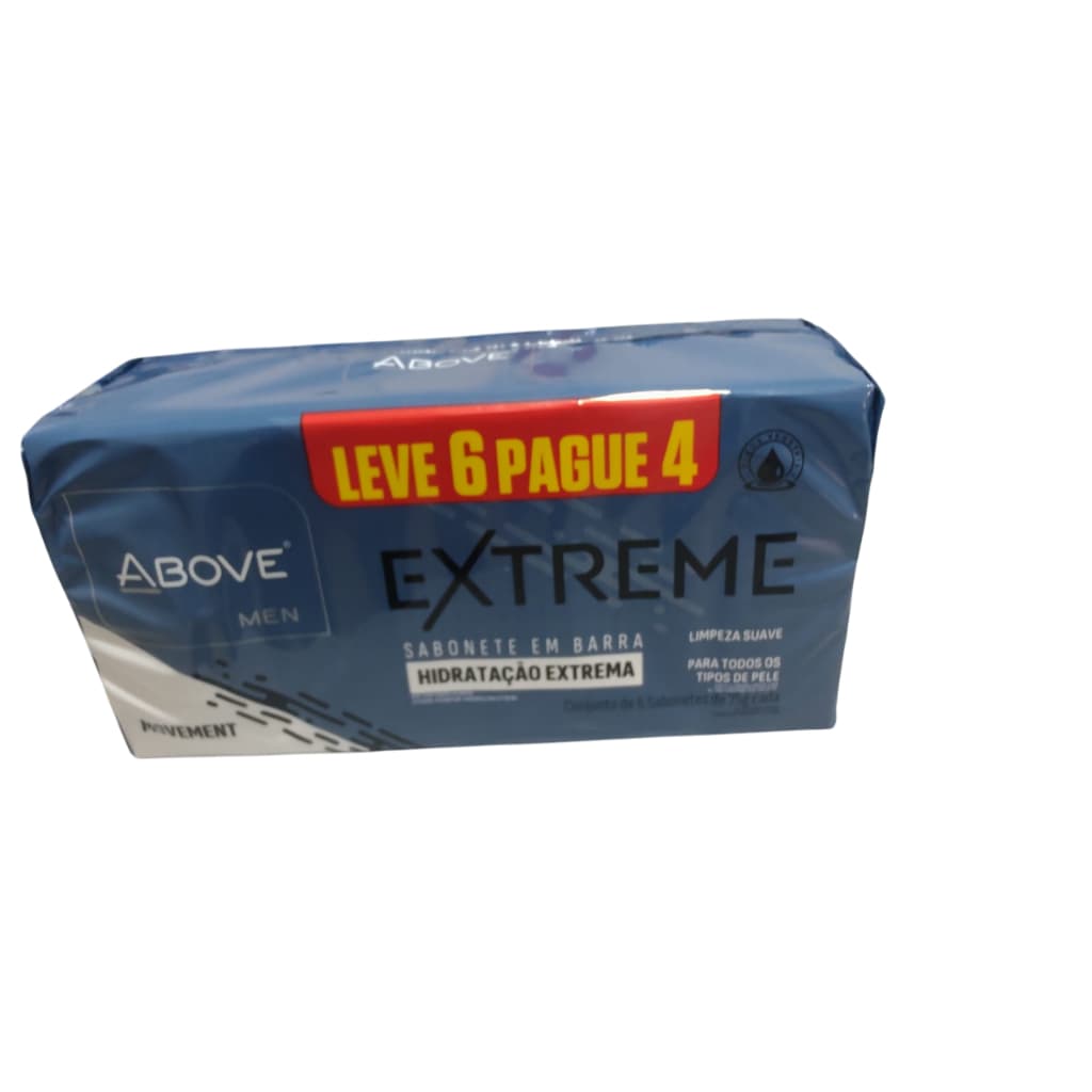 Sabonete Above Men Extreme Movement 75g kit c/ 6 unidades
