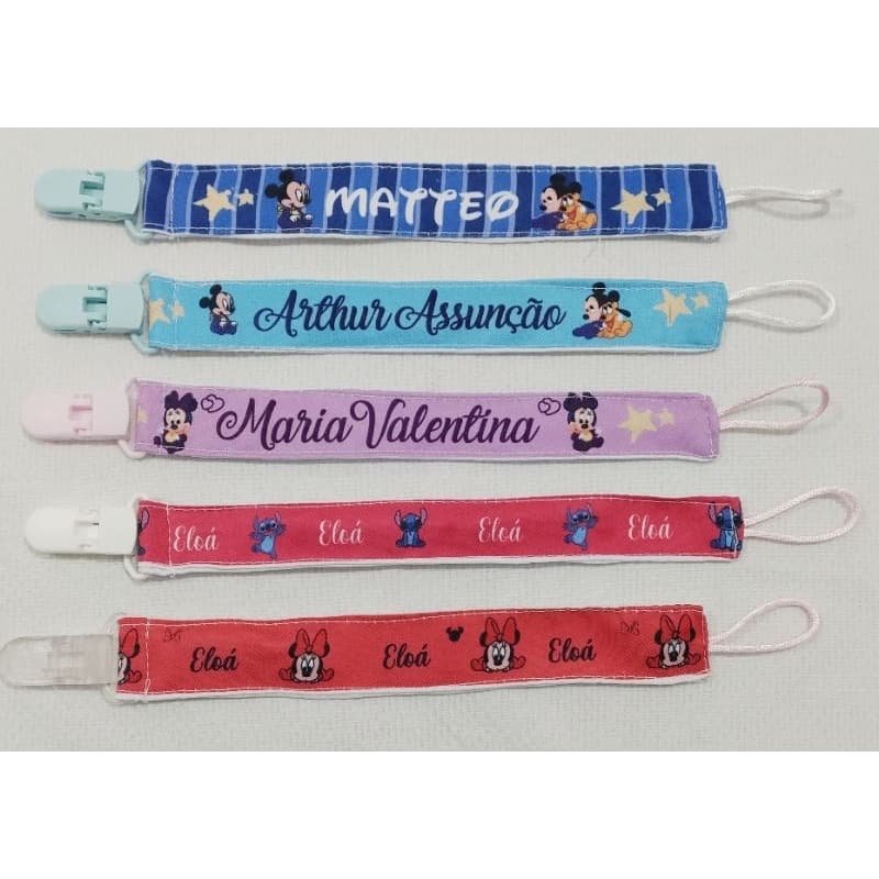 prendedor chupeta personalziado para bebê