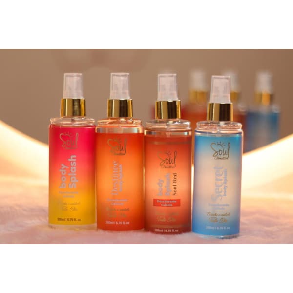 Body Splash Desodorante Colônia Soul Cosméticos 200ml