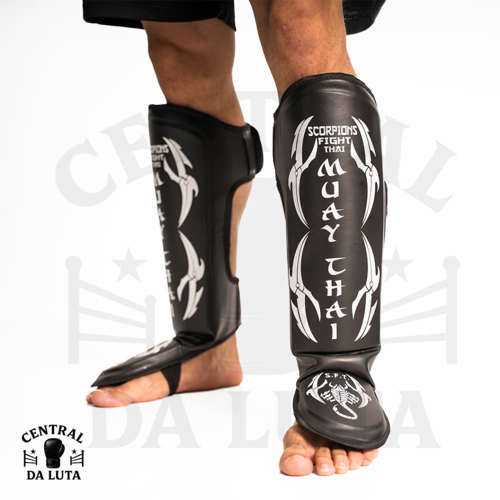 Caneleira Muay Thai Boxe Kickboxing Protetor De Canela Luta - Proteção, Conforto e Resistência