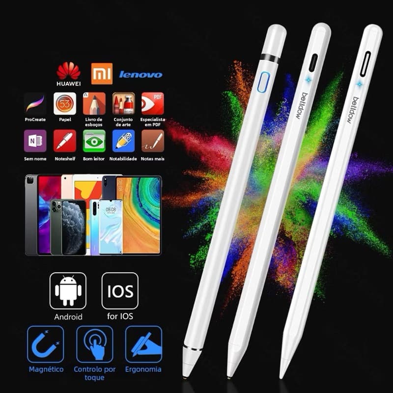 Caneta Touch Screen Universal Ponta Super Fina Touch Pen Tablet Celular