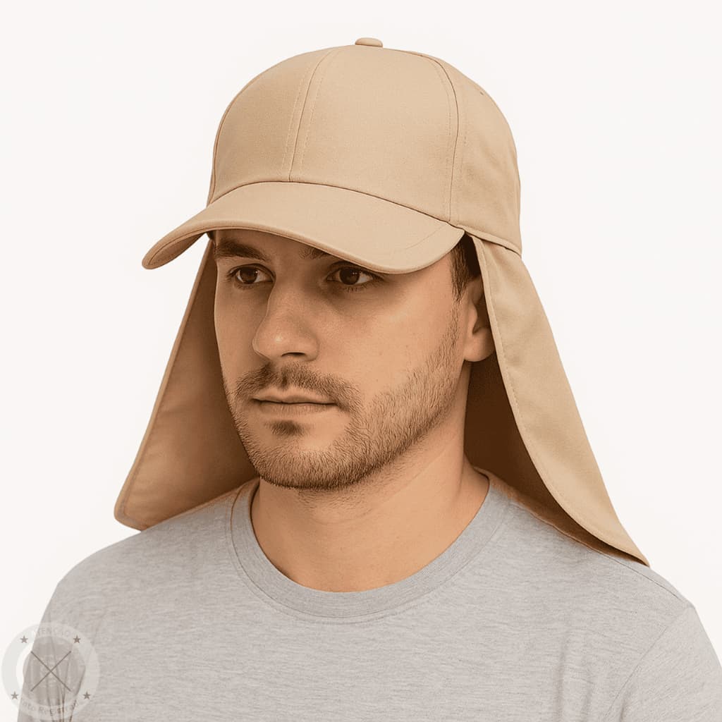 Boné Chapéu de Sol Pescador Proteção de Pescoço Camping Esportivo Trabalhador Proteção UV