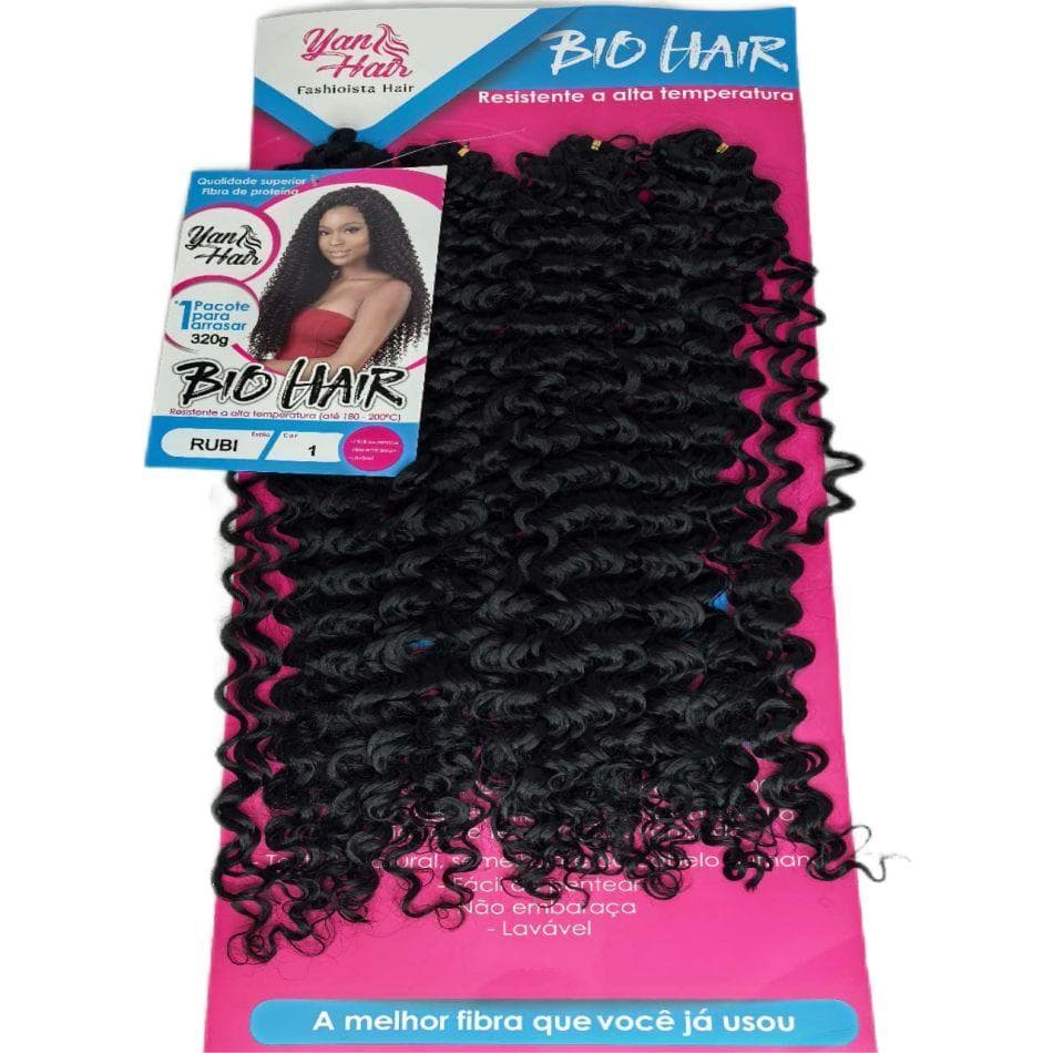 Cabelo 100% Orgânico Cacheado Rubi 320gr YAN HAIR