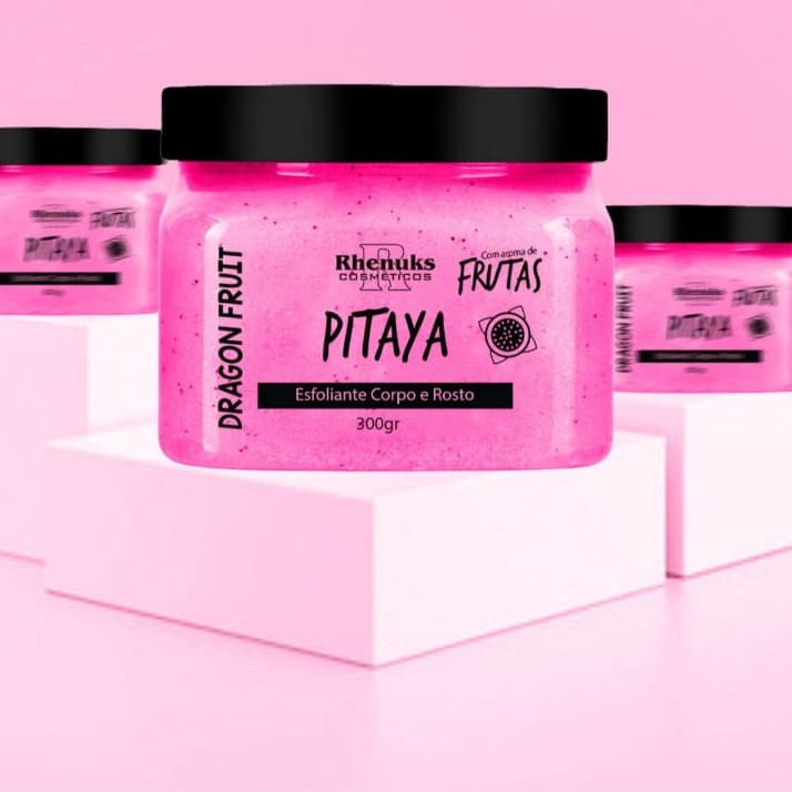 ESFOLIANTE PARA CORPO E ROSTO - PITAYA - 300G - RHENUKS