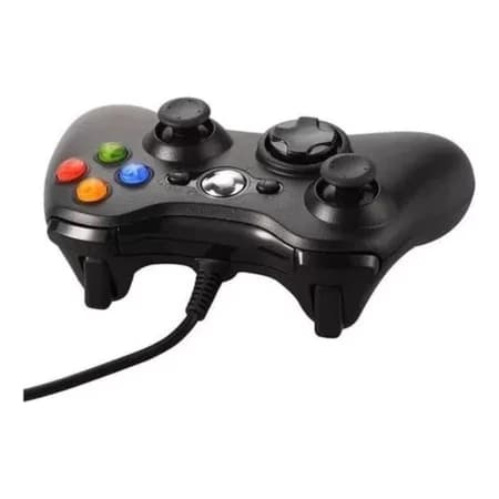 Controle Xbox 360 Pc Windows Notebook Com Fio Xboxslim Portatil