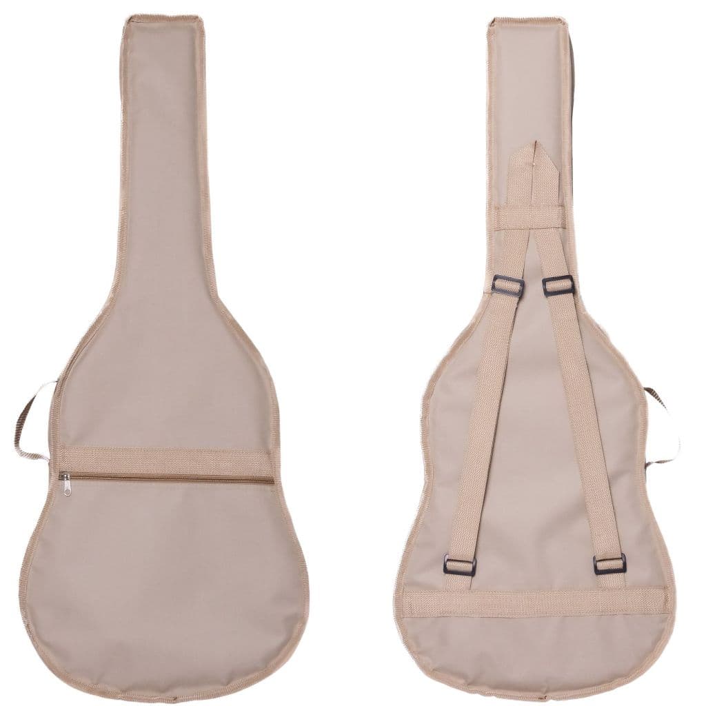 Capa Bag para violão clássico folk luxo acolchoada bege