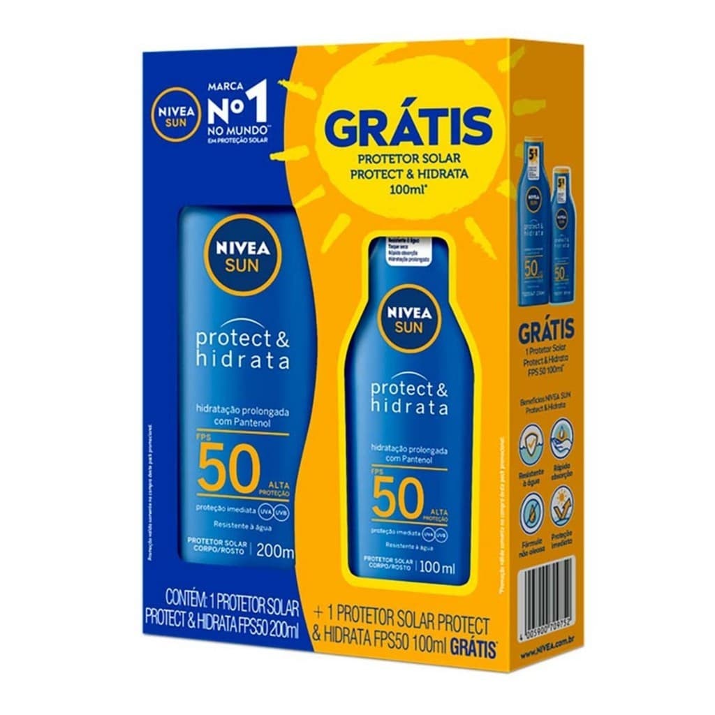 NIVEA - Protetor Solar Corporal  Sun Protect & Hidrata