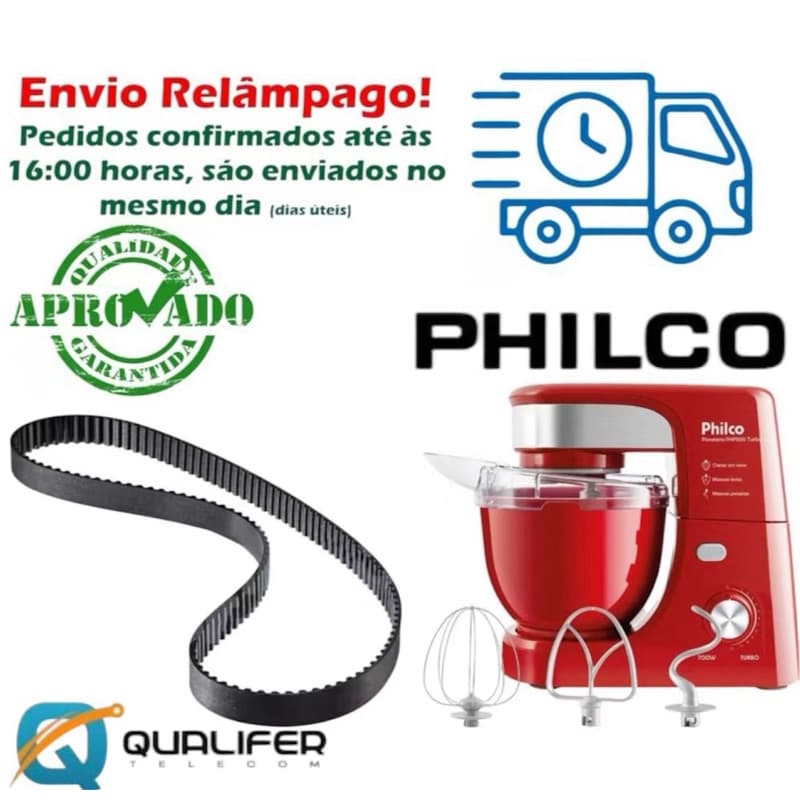 Correia batedeira planetaria PHP500/PHP500 turbo.