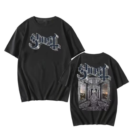 Camiseta Camisa Blusa Algodão Unissex Skeletá álbum 2025 Metal Pesado Ghost Lançamento