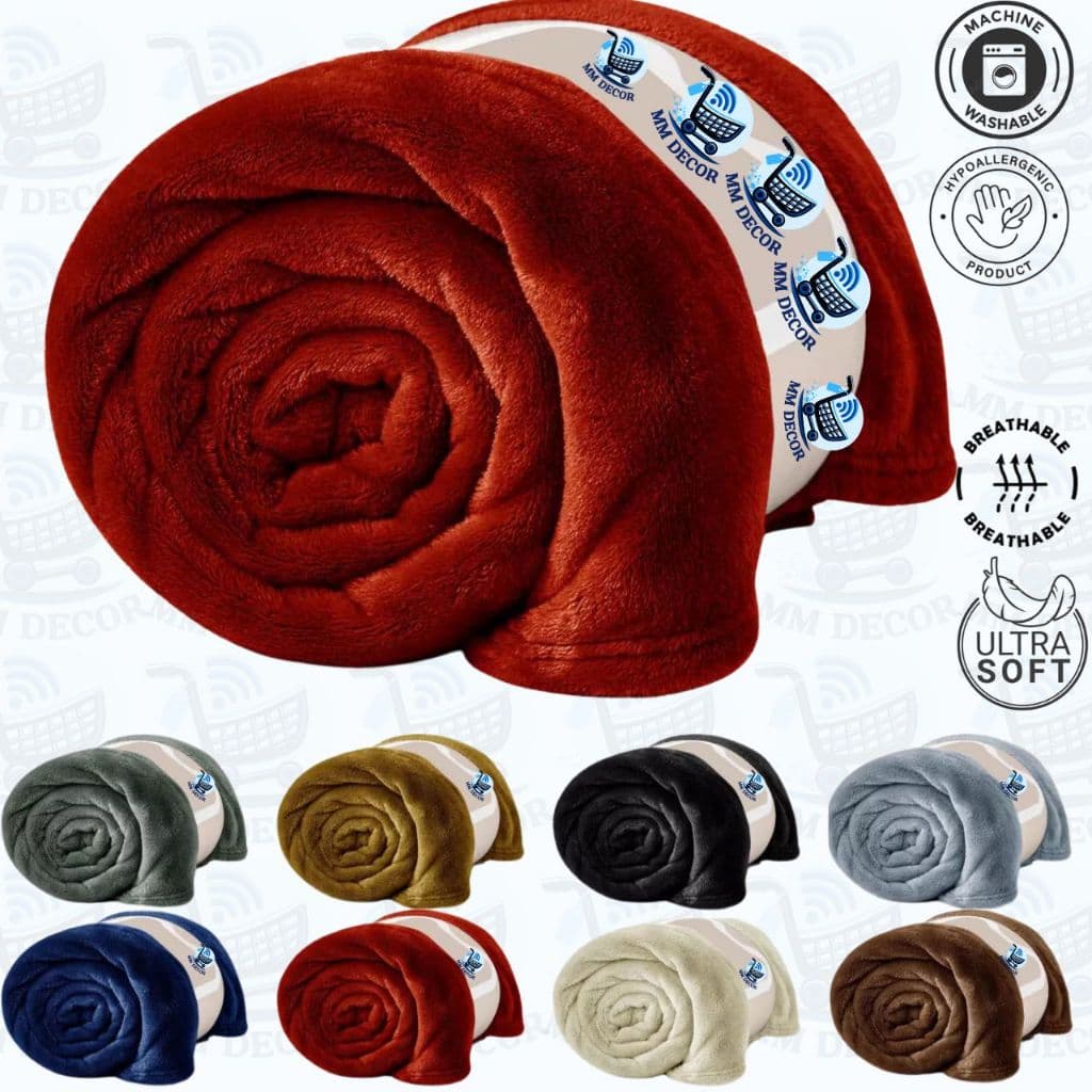 Manta Cobertor 2,00m x 1,8m Casal Microfibra Fleece Lisa