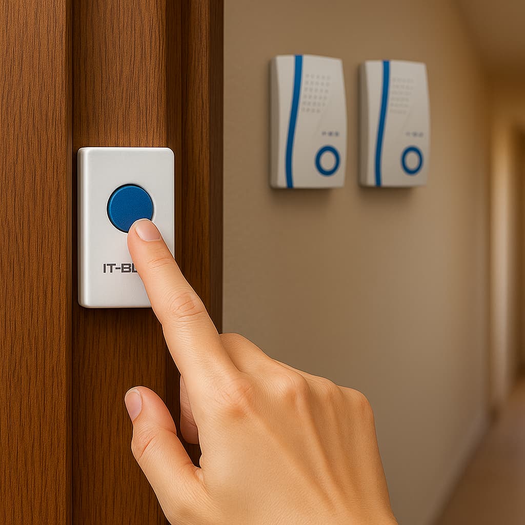 Campainha De Tomada Sem Fio Musical Com 32 Toques Bivolt Distancia De 50 Metros Ideal Para Residência Hospital Clinica Q