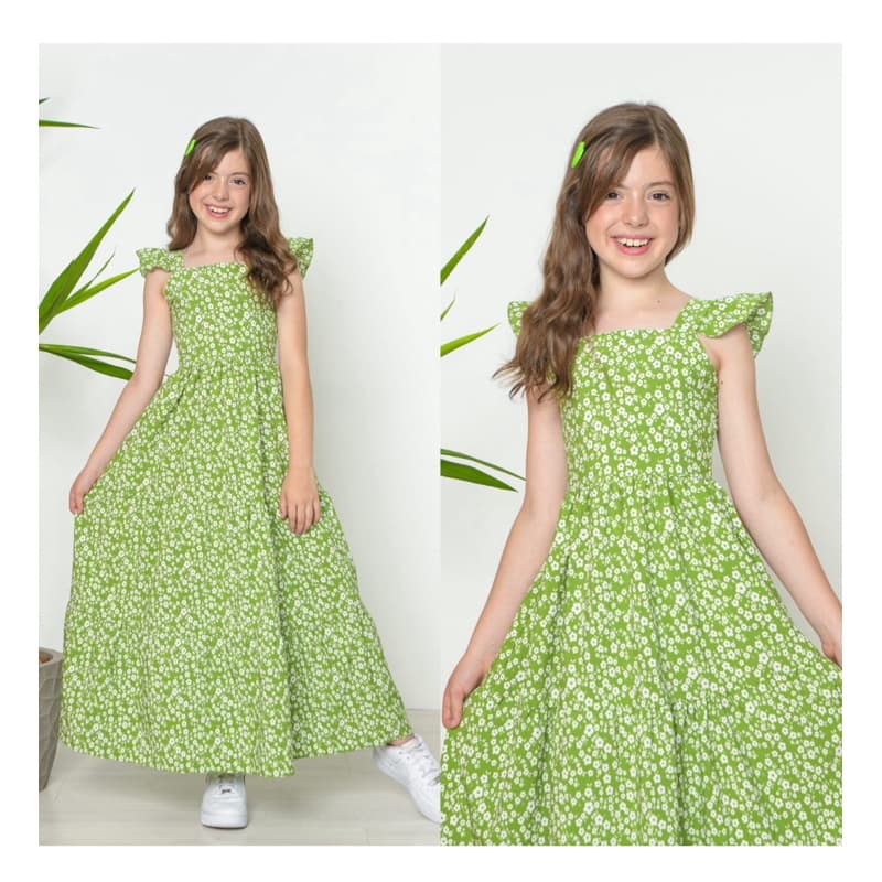 Vestido Longo Infantil Juvenil Menina adolescente Estampando regata 3 marias florzinha